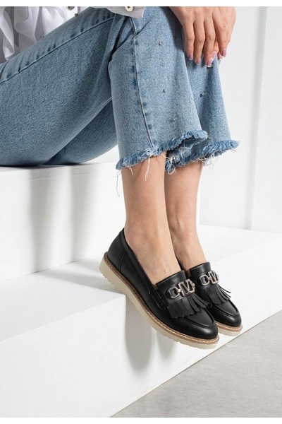 HVZ Exclusive Black Women's Shoes Loafer Ergonomic Sole Soft Comfort Casual S...