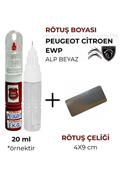 Önder Ticaret Peugeot Citroen Opel EWP Beyaz Rötuş Boyası ve Rötuş Çeliği 208...