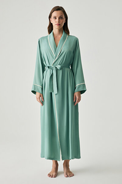 Penyemood viscoză satin texturat halat de baie