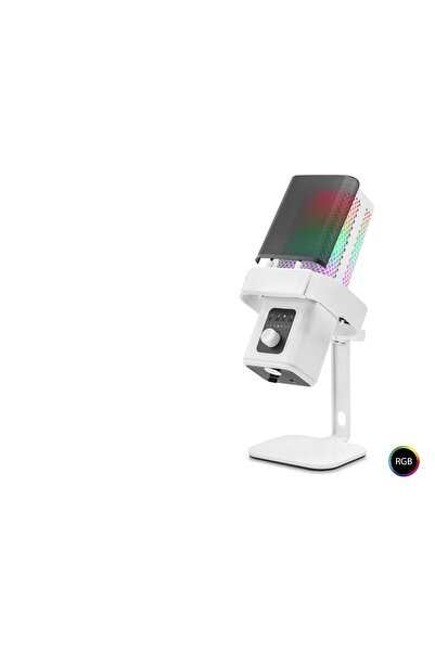 Skygo M6W Professional Desktop Rgb Microphone 192 Khz / 24 Bit Type-C - White