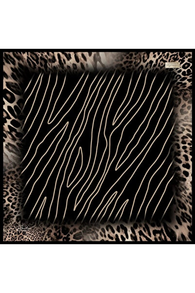 LA BOUTIQUE وشاح من السلسلة الخاصة 2037-01 - 90X90