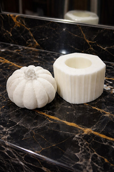 frostwick candles Kabak Mum Silikon Kalıp – Dekoratif Mum Yapımı İçin Silikon...