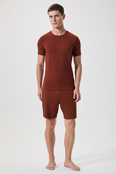 First Touch Crew Neck Modal Shorts Set