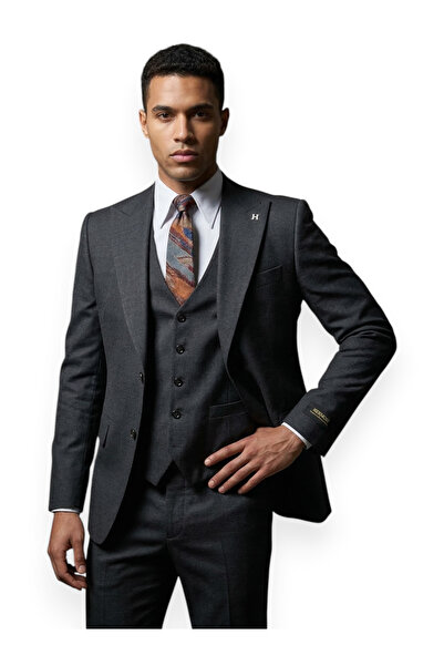 HERMOSE Signature |   Cosmic Anthracite Vest Set Suit