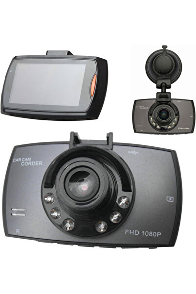 DVR Cameră auto 2,4 inch, Full HD 1080p, infraroșu, unghi de 170°, senzor de ...