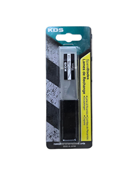 KDS Japan PB-10A Spare Straight Blades 9mm for P-11YE Cutter – 10 Pieces Box