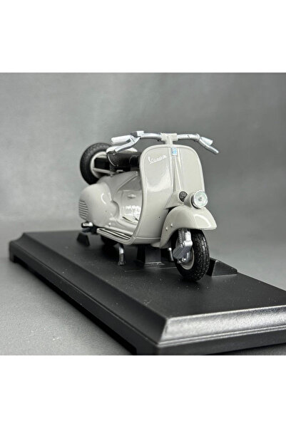 WELLY Vespa 150 VL 1T 1:18 Diecast Scooter Modeli - Gri