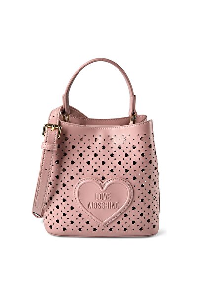 Love Moschino Korb laminierte Schultertasche 22 cm