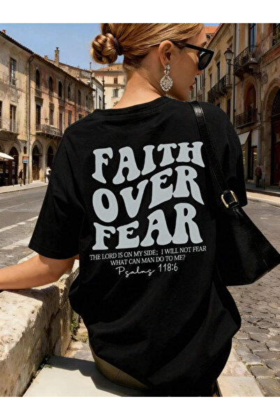 Mayer Butik Unisex Ανδρικό/Γυναικείο T-Shirt Faith Over Color, με ιδιαίτερη σ...