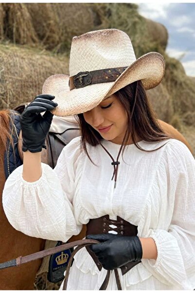 LAGRANZE Maverick Unisex Western Cowboy Hat