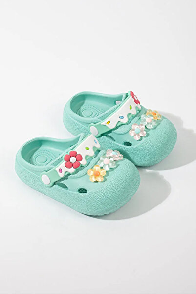 Behtah Kundura Papuci de piscină pentru copii, colorați, anti-alunecare sanda...