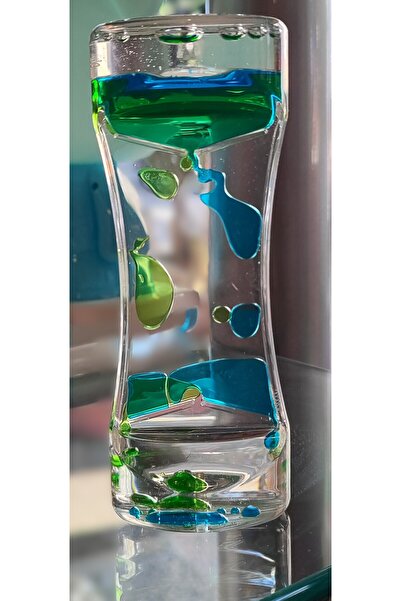 ada çanta kırtasiye Dekoratif Kum/Su saati sıvı damla model ( 12cm*5cm) mavi/...