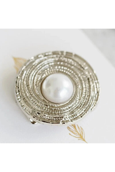 Pearl Fular Aksesuarı – Silver – The Jewel Loop Collection – Zarif Metal Tasarım