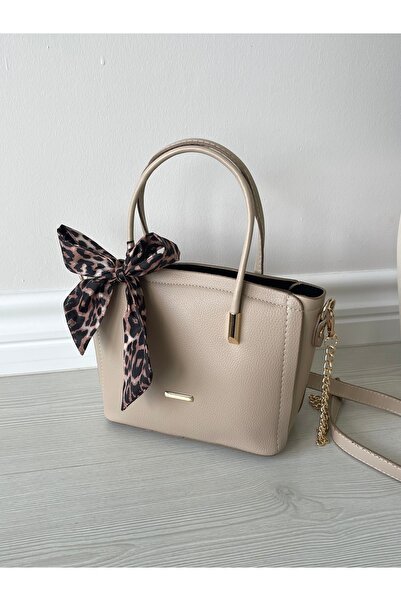 Nura Collection Mink Women's Leather Milas El and Shoulder Bag