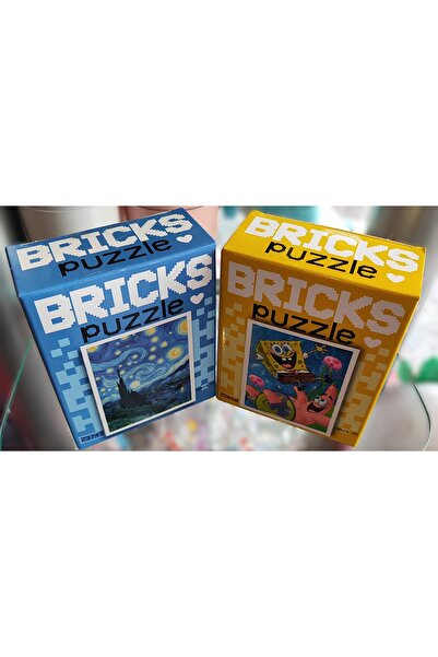 ada çanta kırtasiye قطعتين من ألعاب تركيب المكعبات الصغيرة (15 سم * 10 سم / 1...