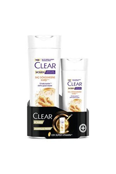 Clear 1 قطعة شامبو نسائي مضاد لتساقط الشعر كو باك 350+180 مل