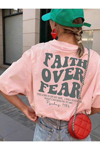 Mayer Butik Unisex Ανδρικό/Γυναικείο T-Shirt Faith Over Color, με ιδιαίτερη σ...