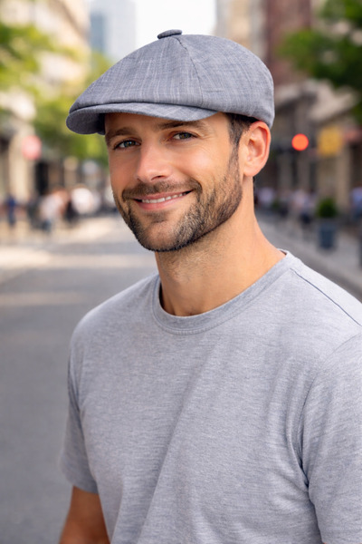 PaminBags Aksesuar Linen Piece Beckham Peaky Blinders Cap Hat Un0075