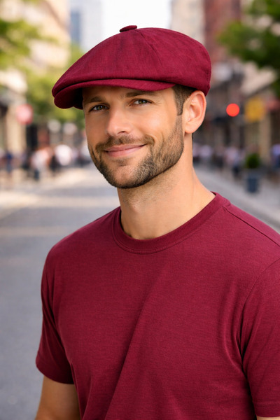 PaminBags Aksesuar قبعة بيكي بليندرز من بيكهام مكونة من كتان قطع رقم UN0075