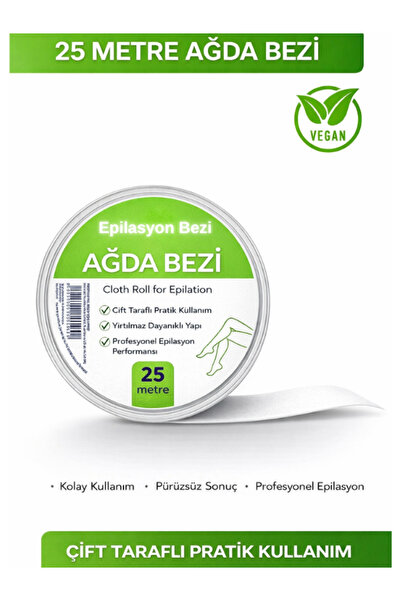 SheMask Ağda Bezi 25 Metre Rulo Sir Ağda Bezi Epilasyon Bezi Ağda Bandı Kuafö...