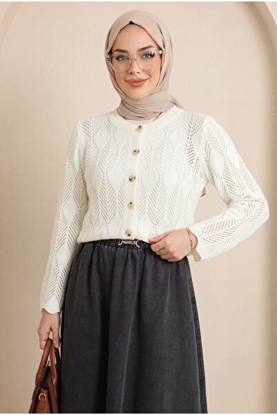 Modamorfo Elastic Waist Buckle Detail Denim Skirt - Anthracite