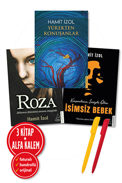 Destek Yayınları Alfa Kalem+Yürekten Konuşanlar+İsimsiz Bebek+Roza+Hamit İzol...