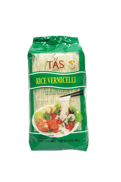 TAS BRAND Glutensiz Rice Vermicelli - Pirinç Noodle 400gr