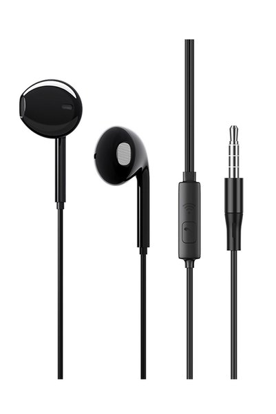 Borofone BM54 Mikrofonlu Kulak İçi Kablolu Kulaklık - 3.5mm Jack Girişli (1.2m) Siyah