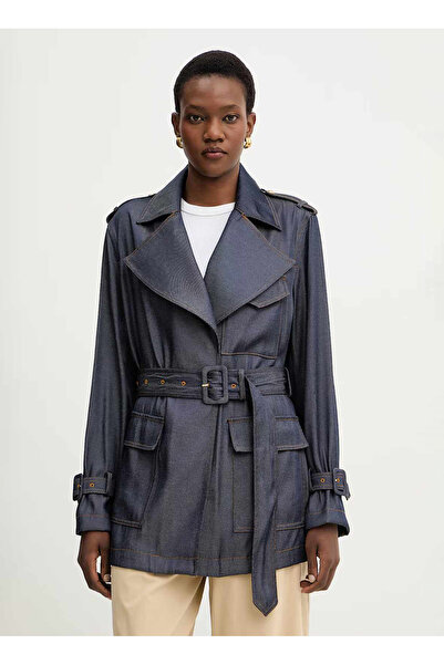 Guess Mavi Kadın Trençkot W6RL50WL842-FB6C