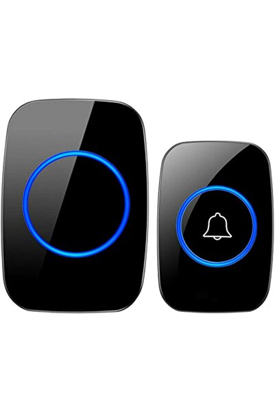 Arabest Wireless Doorbell Chime,60 Tunes 5 Volume Levels LED Light Indicator ...