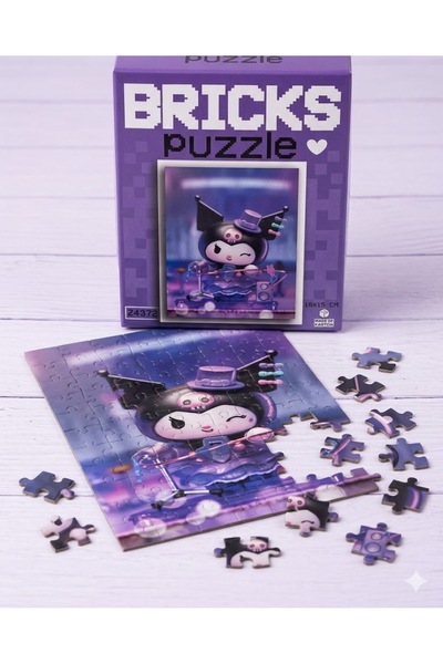 ELIVORA Bricks Yapboz Eğitici ve Eğlenceli Mini Yapboz 10x15 cm