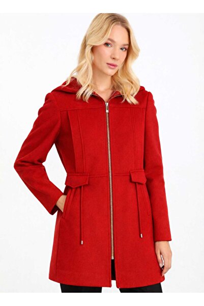 Selen Kırmızı Kadın Kaban 25KSL9545