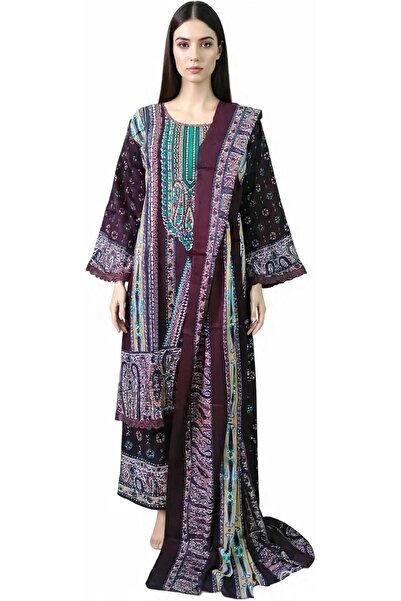Generic Women's Ethnic Salwar Kameez with Dupatta, Traditional Indian Pakista...
