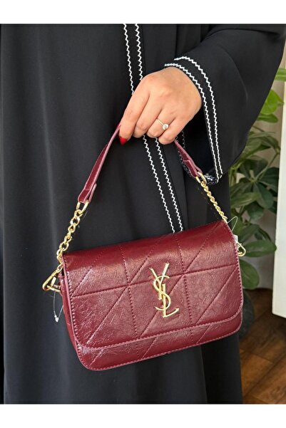 GENRAL Women's Shoulder Bag with accessories - red