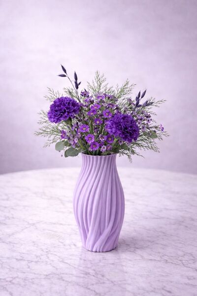 Aberna Home DALGA DESENLİ MODERN VAZO