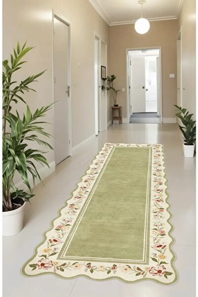 GECE HOME Dijital Kaymaz Baskılı Yıkanabilir DESENLİ Salon Halısı Mutfak Halı...