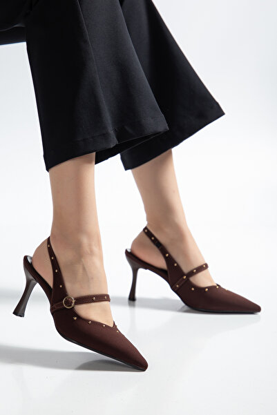 SU PERİSİ Women's Stiletto Comfortable Daily Eyelet Detail Comfortable Orthop...