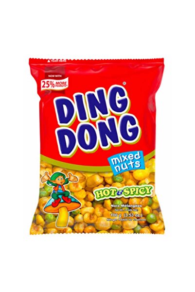 Ding Dong MIXED NUTS HOT & SPICY RED 100GM