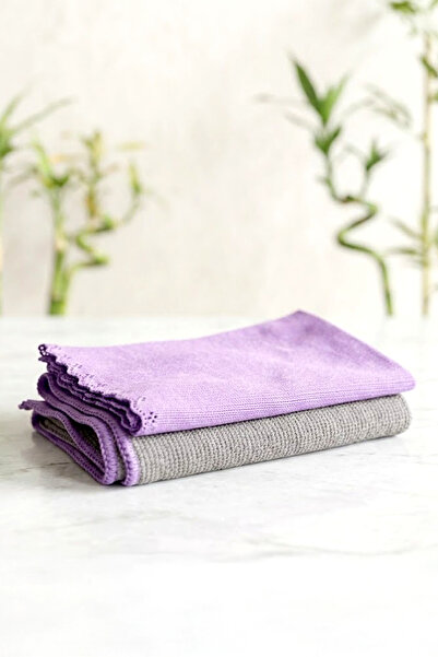 NESS HOME Myclean 2-Pack Non-Marking Microfiber Glass Cloth 30X40Cm