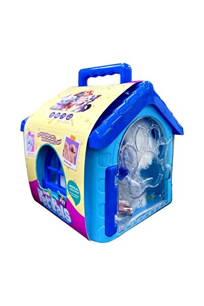 Toys مجموعة ألعاب الكلاب اللطيفة مع بيت حمل
