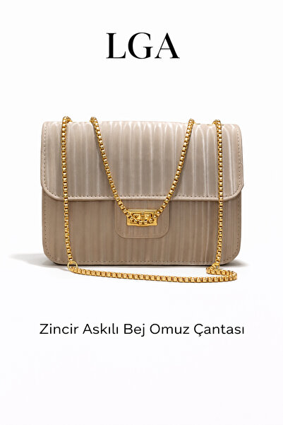LGA KİDS - ÇANTA VE TEKSTİL Women's Bag Chain Strap for Shoulder and Hand Bag Si