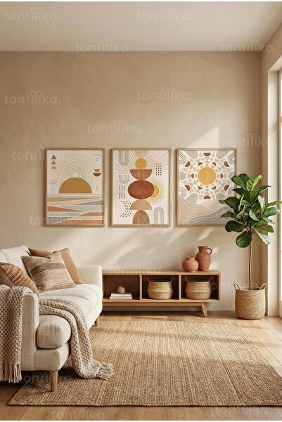 Tontilika Σετ ζωγραφικής Bohemian Sunrise με 3 ξύλινα πλαίσια