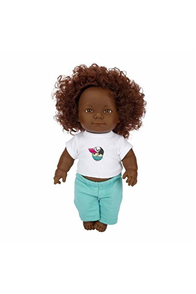 Sunman Dollz n More Dada Kıvırcık Saçlı Bebek 35 cm 35306 Yeşil Eşofman