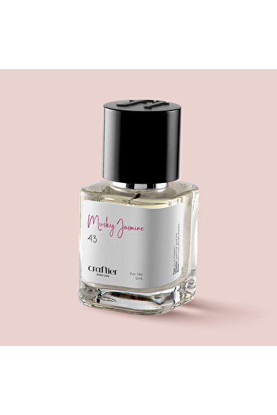 CRAFTIER عطر مسكي ياسمين - ماء عطر 50 مل للنساء، يدوم حتى 16 ساعة، مستوحى من ...