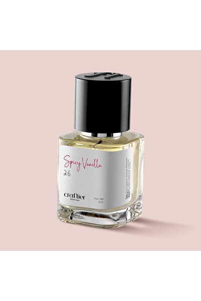 CRAFTIER SPICY VANILLA - Eau De Parfum 50ml For Women, Long Lasting Perfume U...