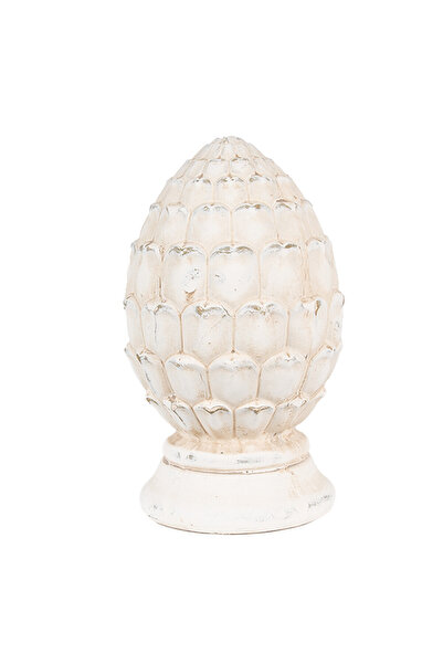 Clayre & Eef Decorațiune cu piatră bej 10x18 cm