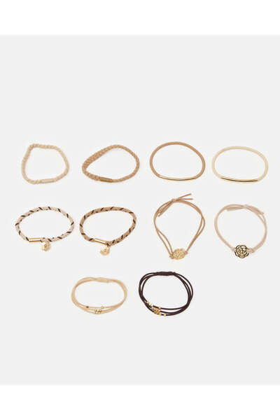 REDTAG مجموعة متنوعة من 10 ربطات شعر