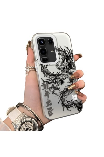 ucuc Infinix Note 50/Note 50 Pro Compatible Hard Acrylic Back Silicone Edge L...