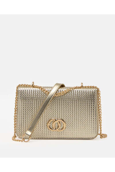 REDTAG حقيبة كروس بودي نسائية مزينة بالذهب