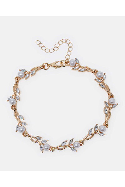 REDTAG سوار نسائي مزين بالذهب